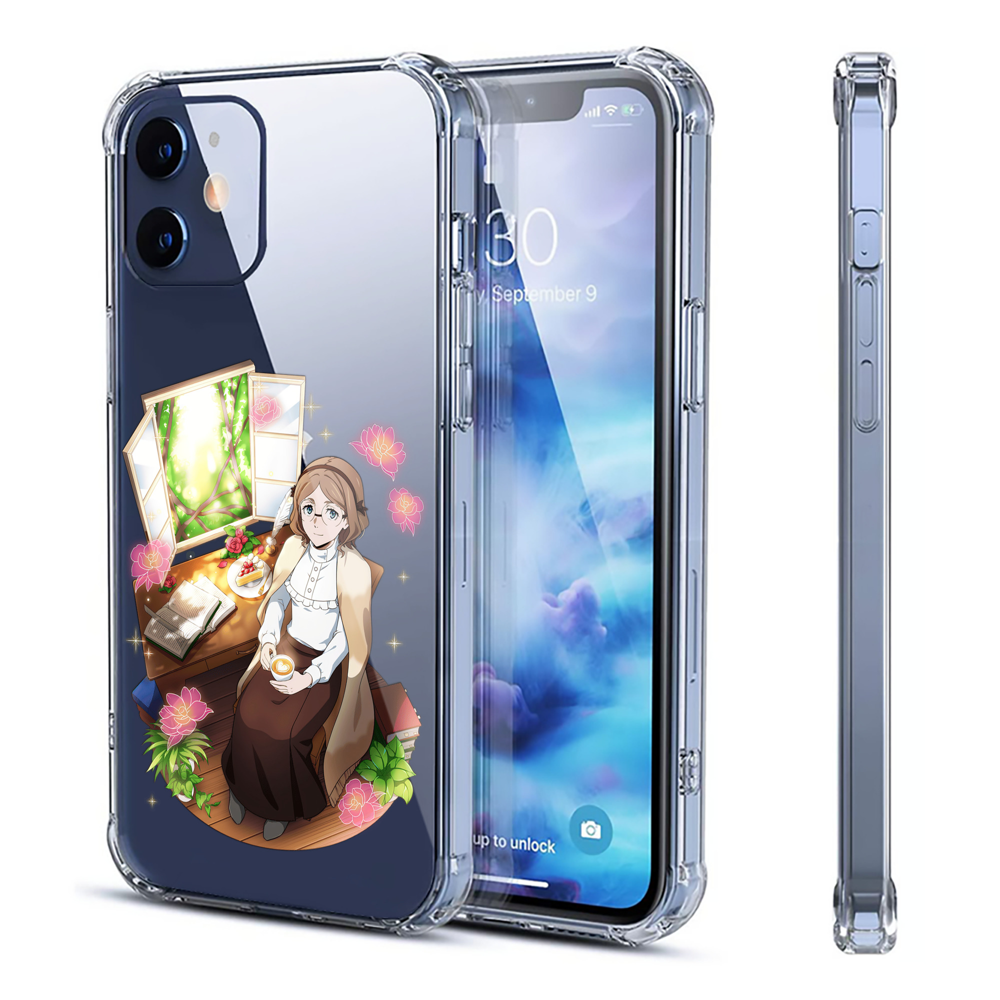 （画像用） 文豪ストレイドッグス Bungo Stray Dogs 【iPhone 12シリーズ対応】透明スマホケース（クリアソフトケース）